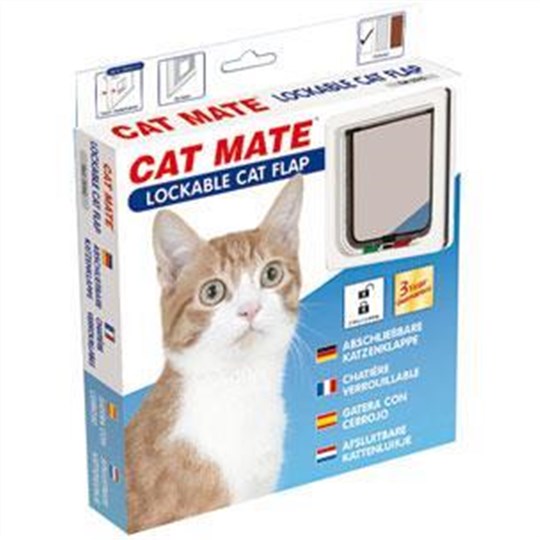 CAT MATE PORTE POUR CHAT BLANCHE 192x200 mm