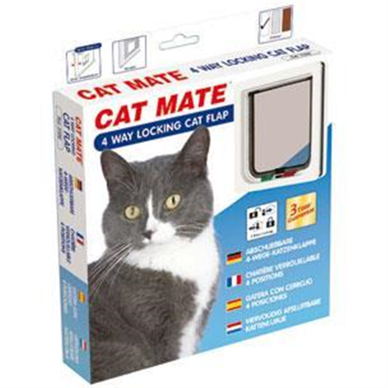 CAT MATE PORTE POUR CHAT 4 POSITION