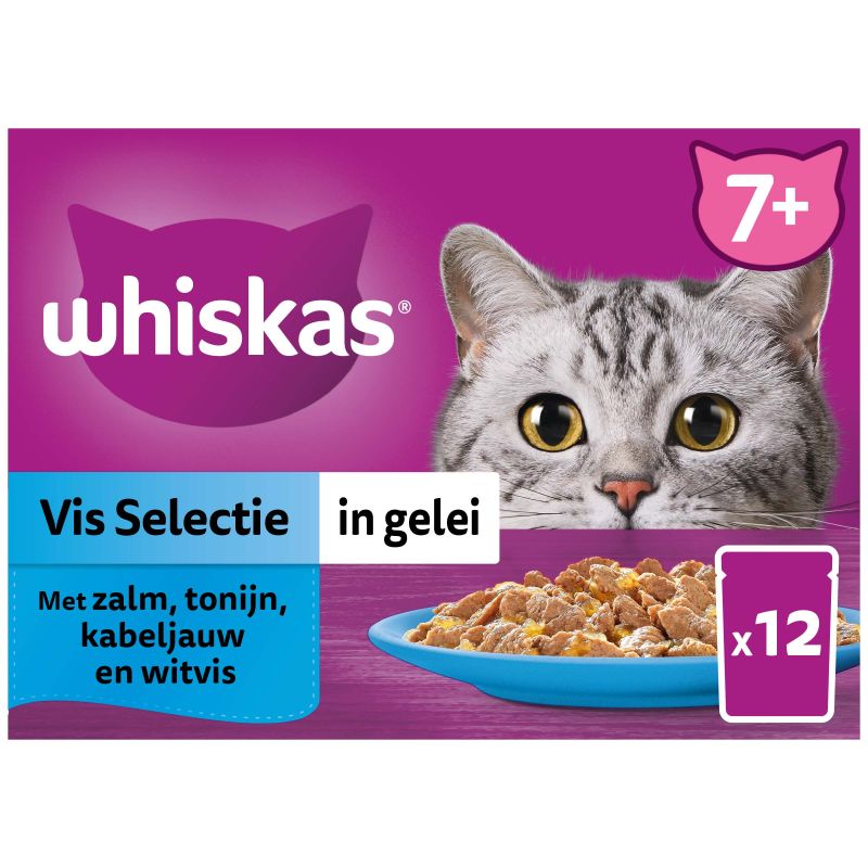 Whiskas Pouch 12x85g Fish Senior