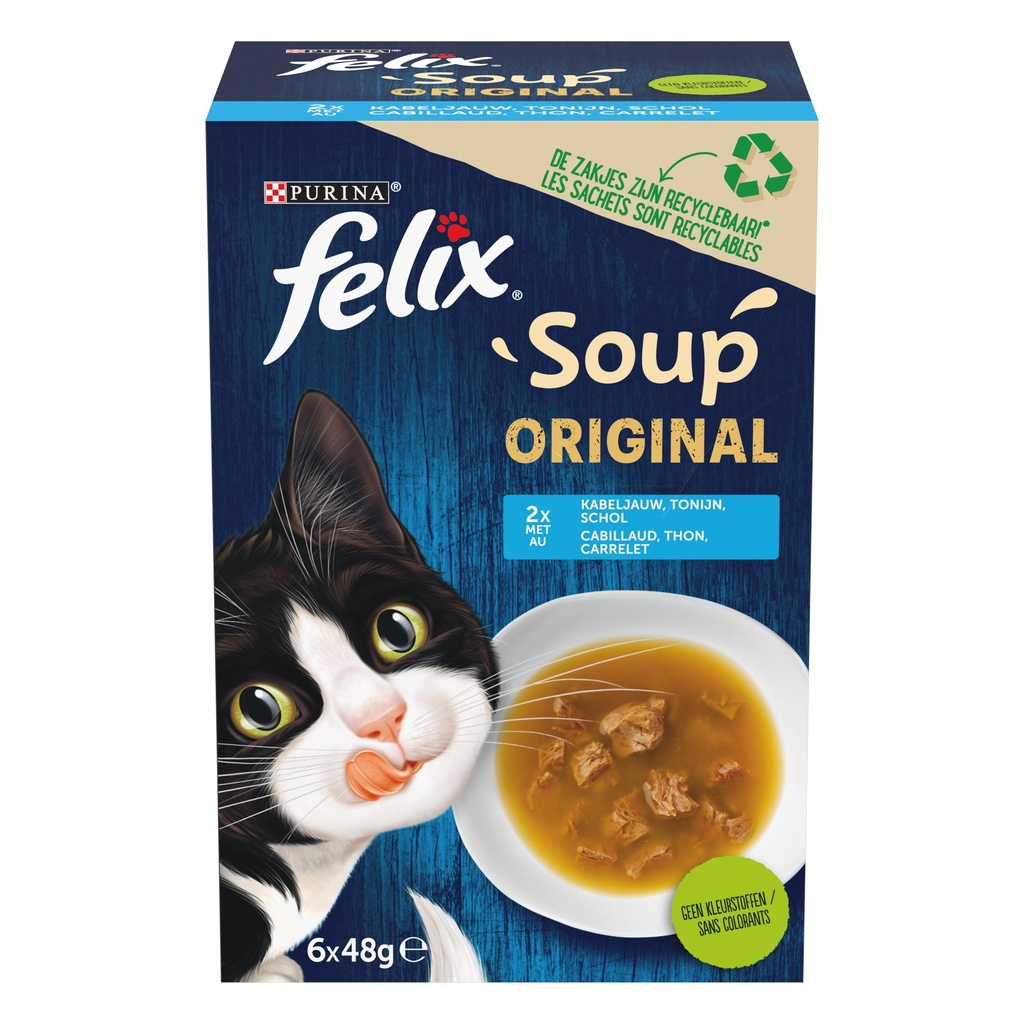 [NEST_12629517] FELIX SOUP 6X48G SELECTION DE POISSONS