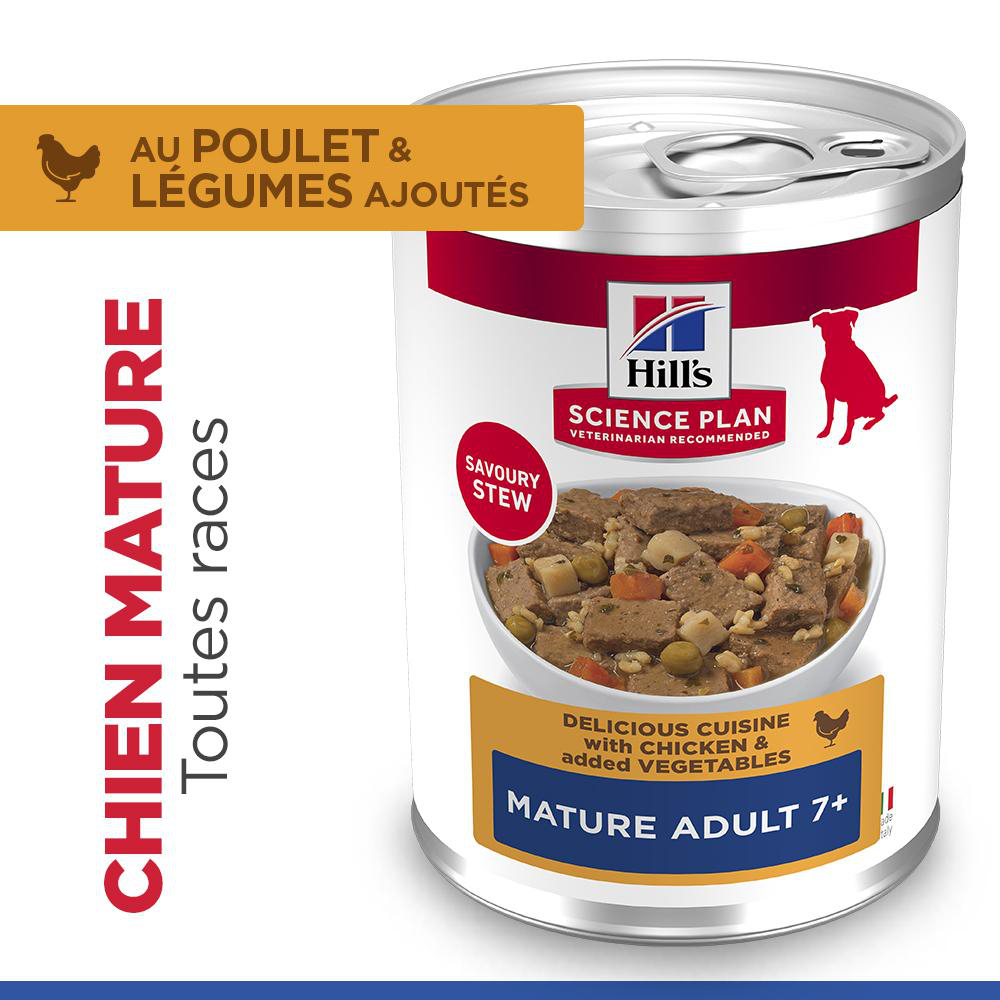 [HILL_610017] Hill's Science Plan - Mature Adult Stew with Chicken&Vegetables 363g cs
