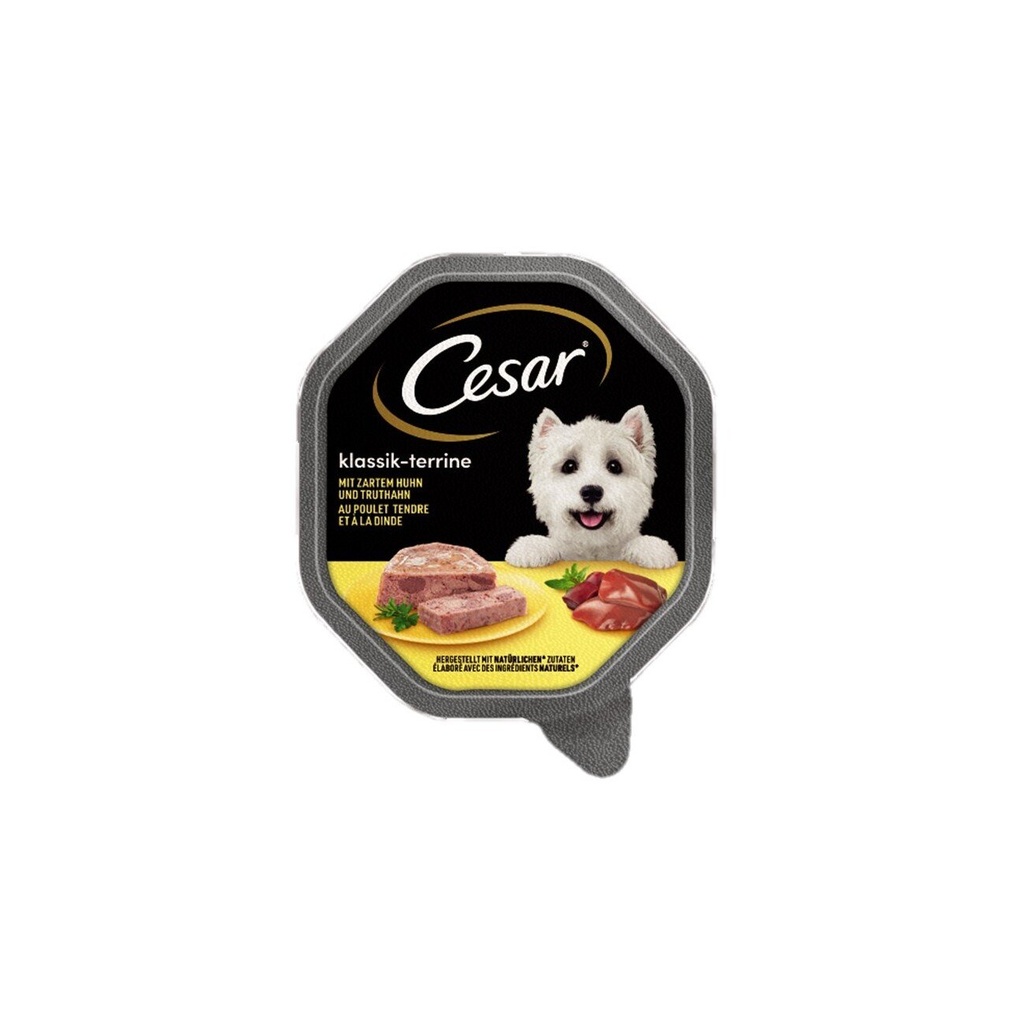 Cesar Tray Classics Poulet 150g