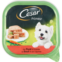 Cesar Tray Primeur Boeuf & Légumes 300g