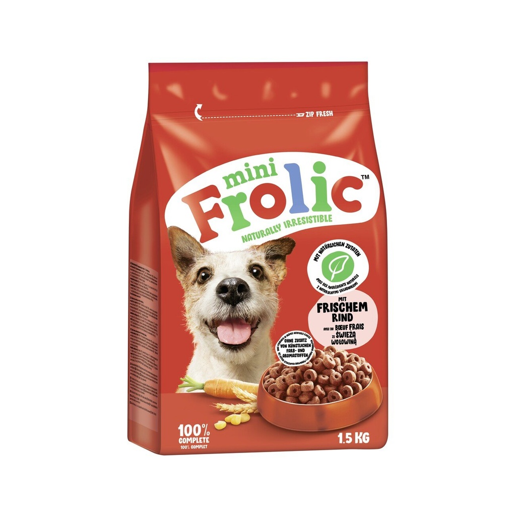 Frolic Mini with poultry, vegetables & rice 800g