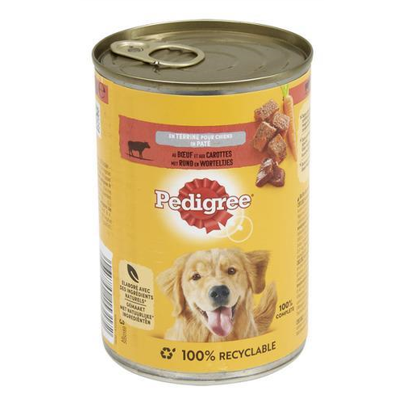 Pedigree Can 400g Boeuf pates et carottes