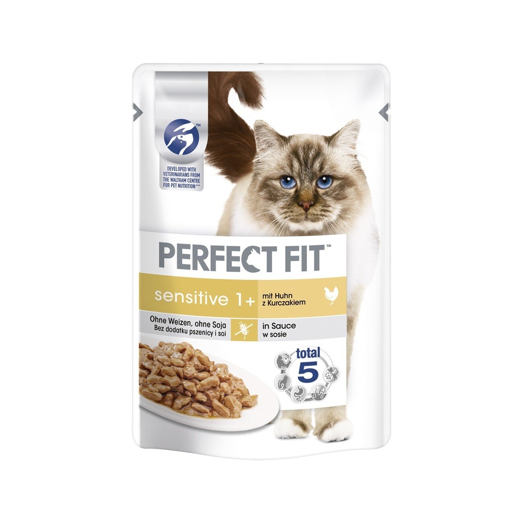 Perfect Fit Cat Dry Sensitive Turkey 750g