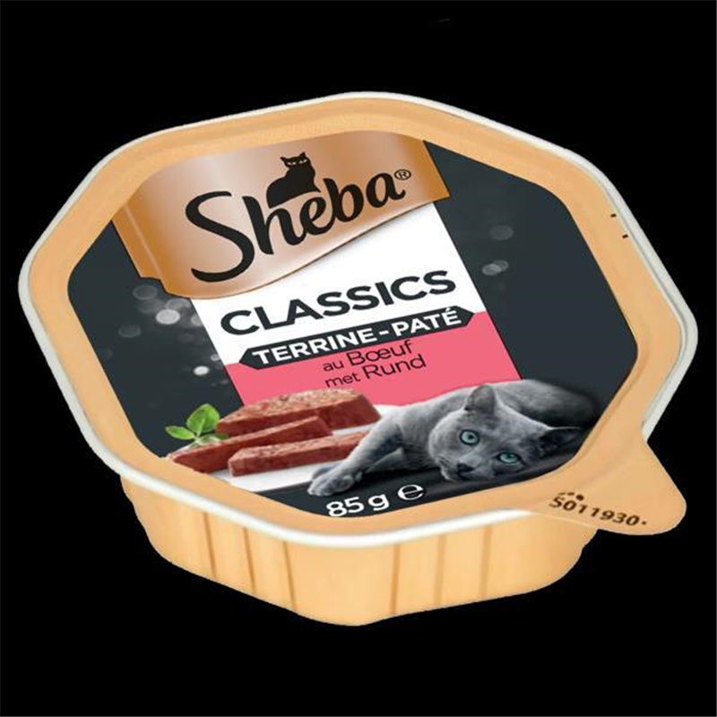 Sheba Tray Classics Boeuf 85g