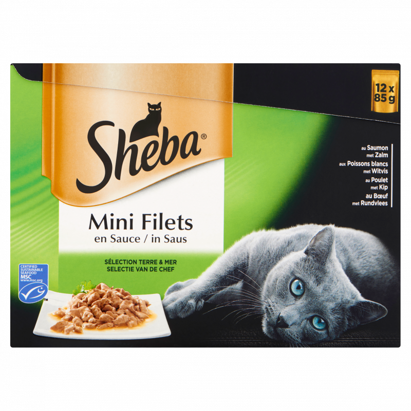 Sheba Pouch Minifilets Terremer 12x85g