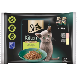 Sheba Pouch Kitten Mix 4x85g