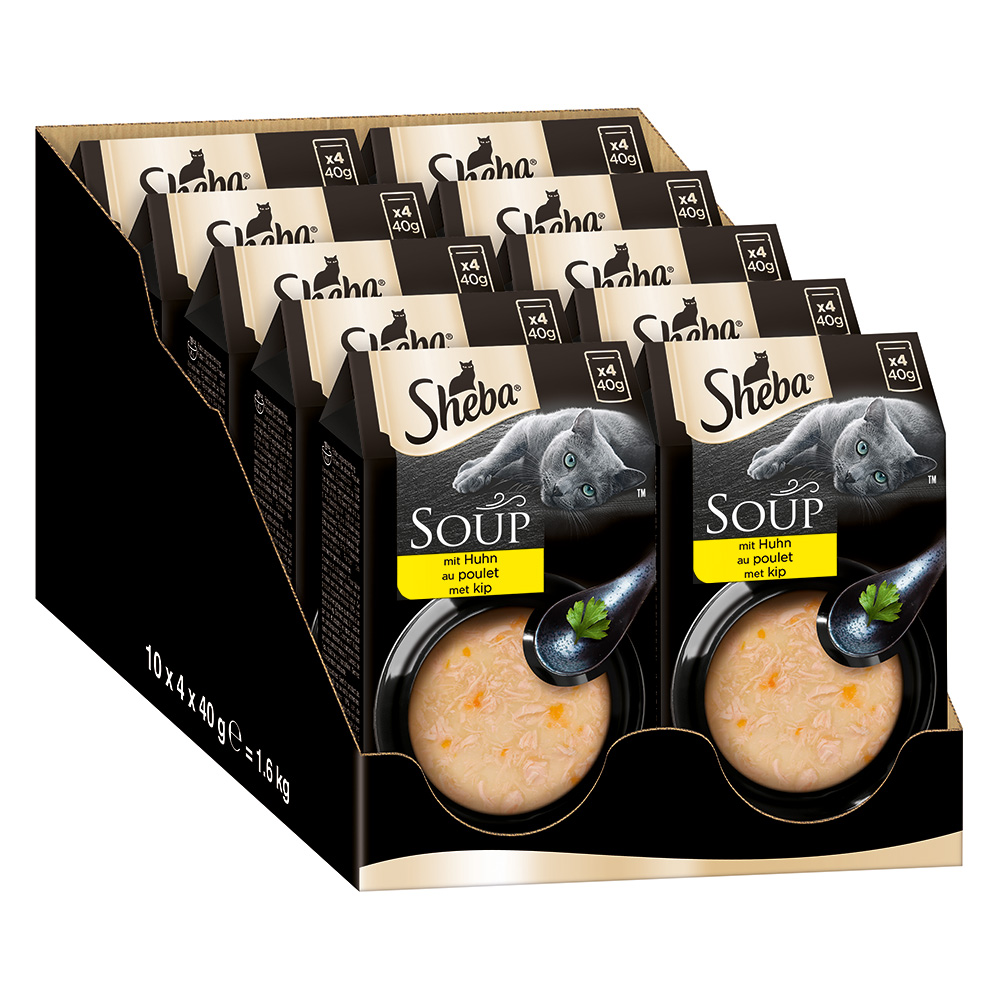 [MALA_203591] Sheba Pouch Soup poulet 4x40g