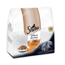 Sheba Pouch Mini Selection Volaille sauce 15x50g