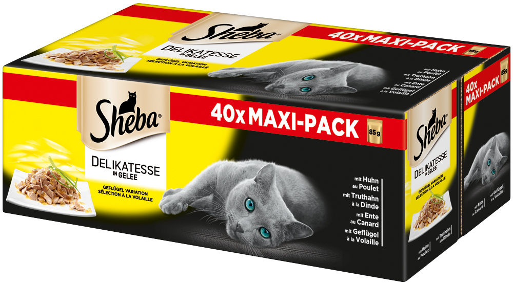 Sheba Pouch Volaille Gelée 40x85g