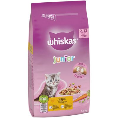 [MALA_203617] Whiskas Dry Junior Chicken 1.9kg