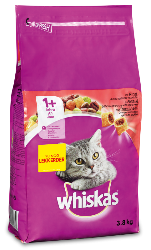 Whiskas Dry Adult Boeuf 3.8kg