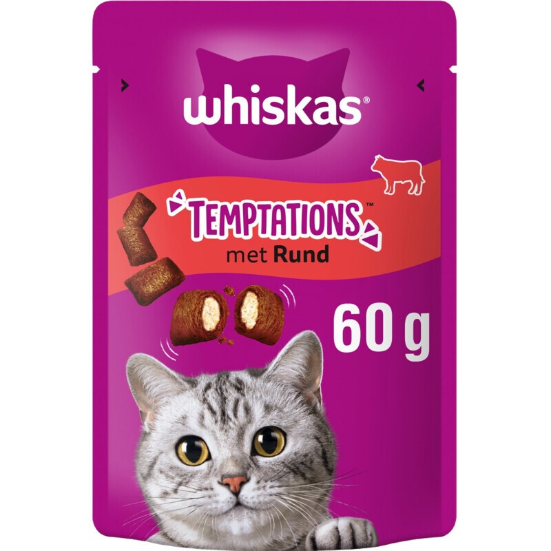 Whiskas Temptations Beef 60g