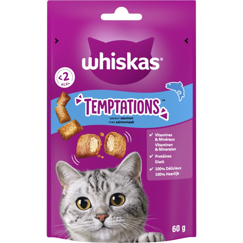 [MALA_203642] Whiskas Temptations Zalm 60g