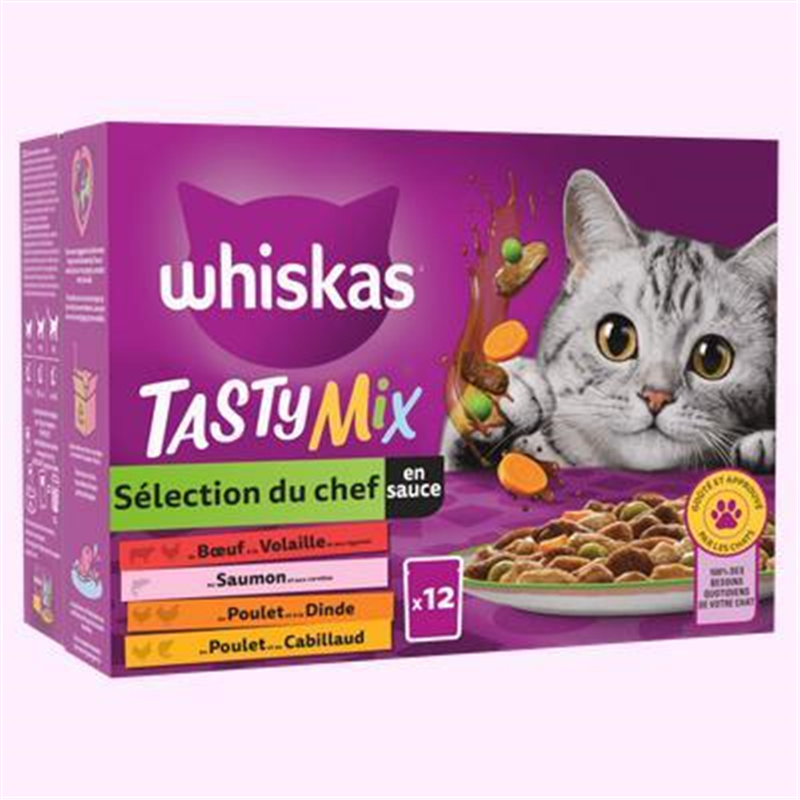 Whiskas Pouch 12x85g Chef's choice 1+