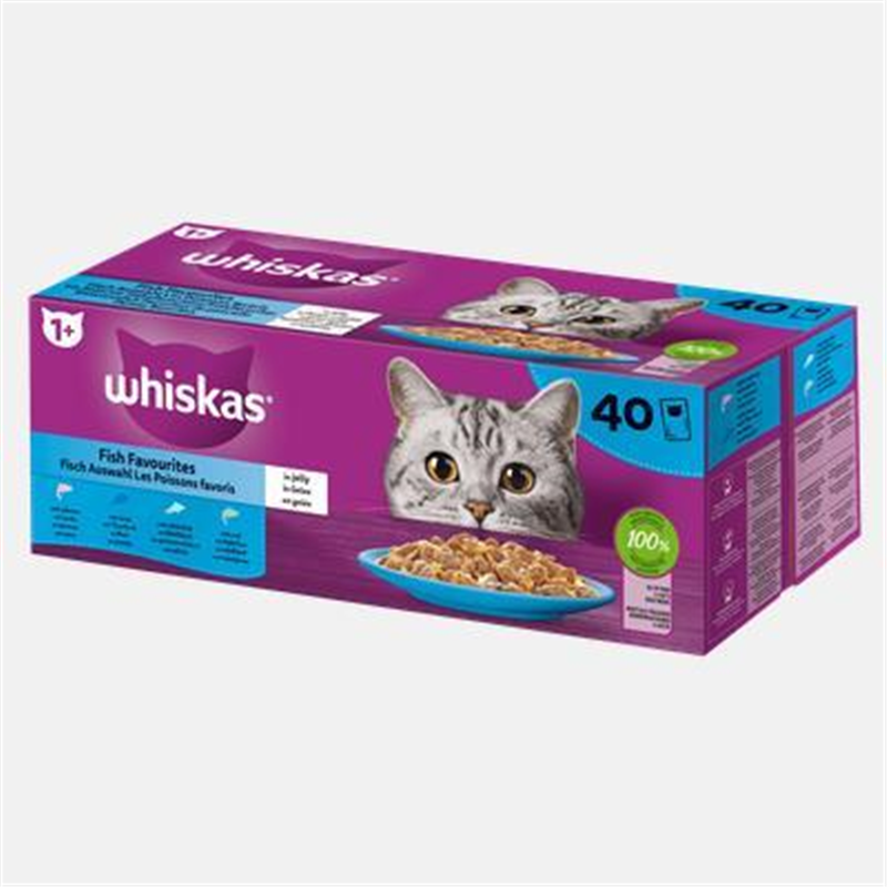 Whiskas Pouch 40x85g Fish Adult