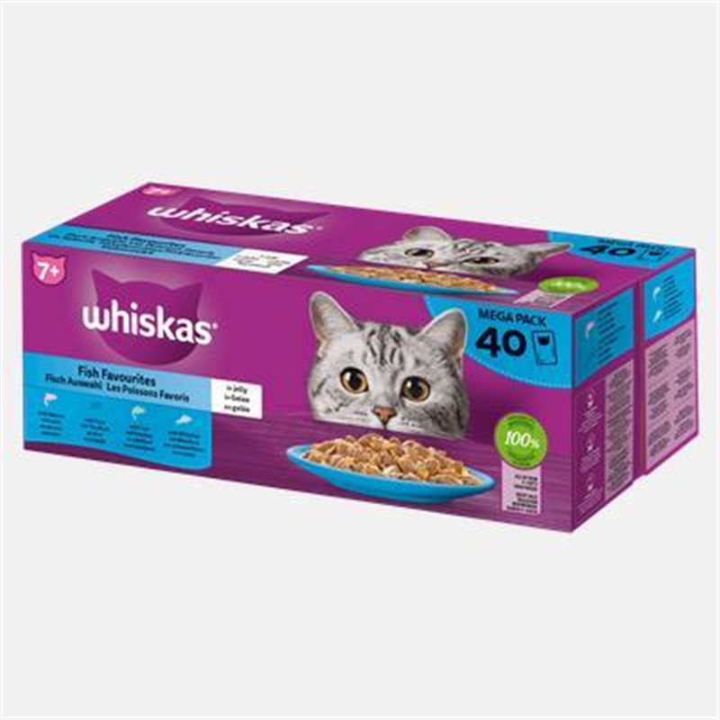 Whiskas Pouch 40x85g Fish Senior