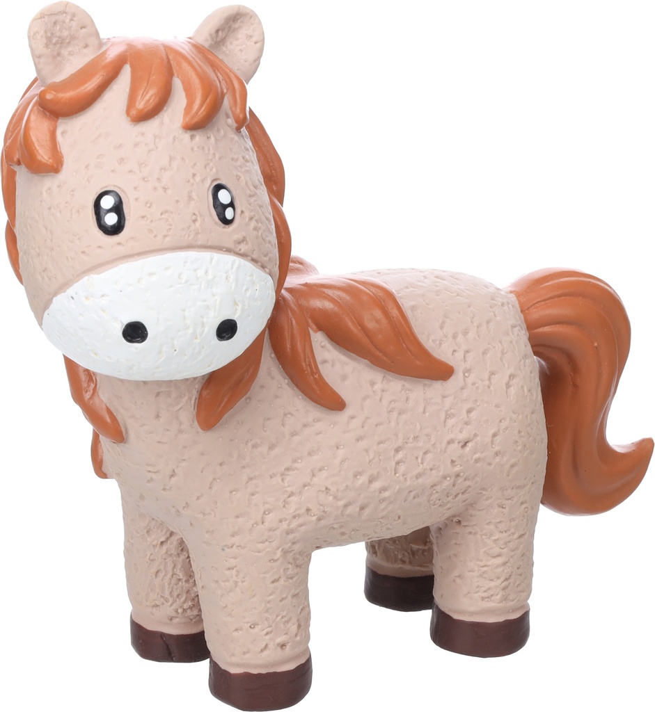 JOUET PAANO CHEVAL BRUN 14x5,5x13CM