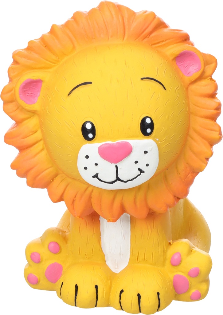 [FLAM_525537] JOUET LEONO LION JAUNE 10x9,5x13,5CM