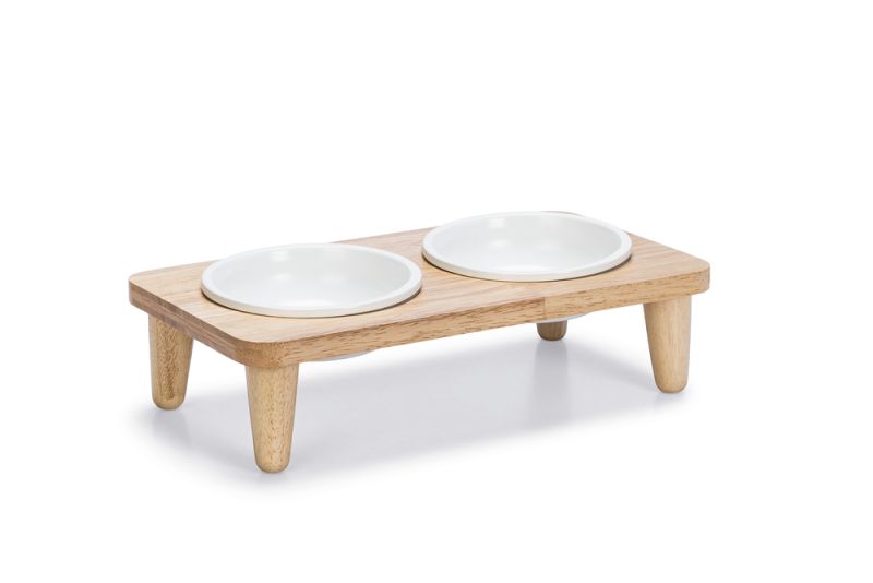 [BEEZ_653915] DBL DINERSET BOIS CHAT DJEHA 35X19X9