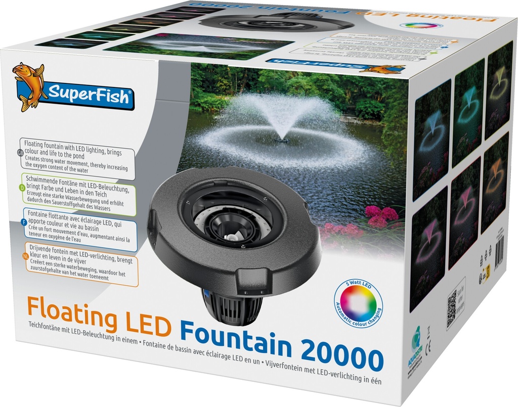 [AQDI_07070065] SF FONTAINE LED FLOTTANTE 20.000-90 WATT