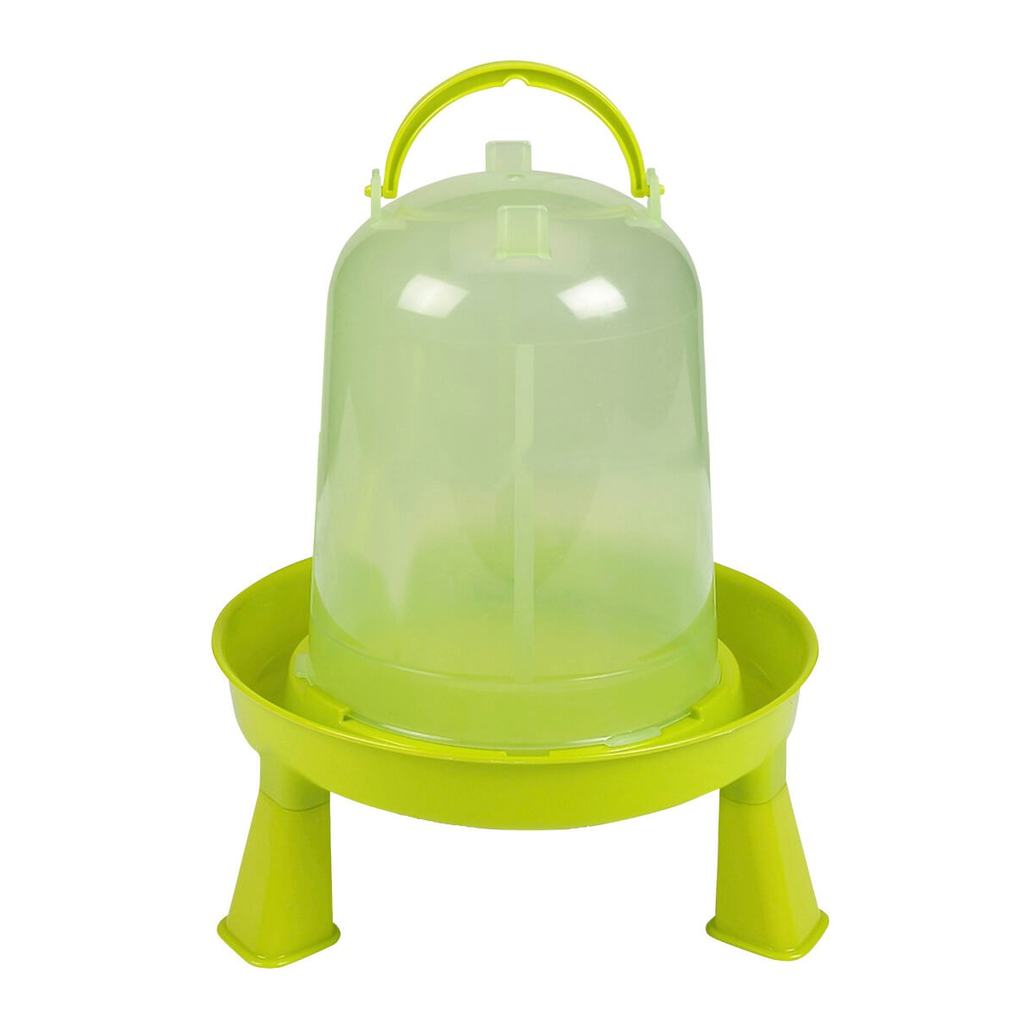 [KERB_70122] Abreuvoir en plastique avec pieds vert clair, 3L