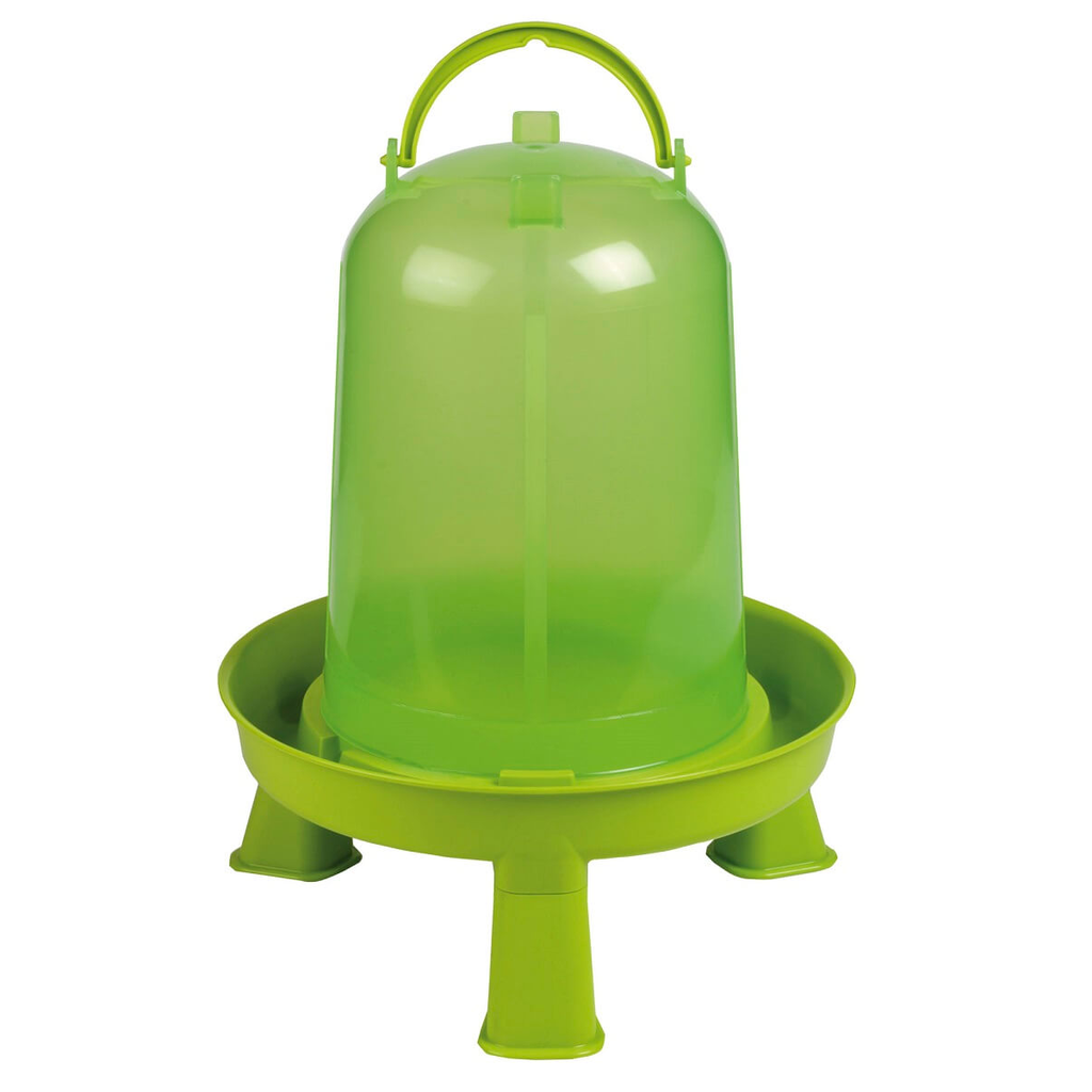 [KERB_70124] Abreuvoir en plastique avec pieds vert clair, 8L