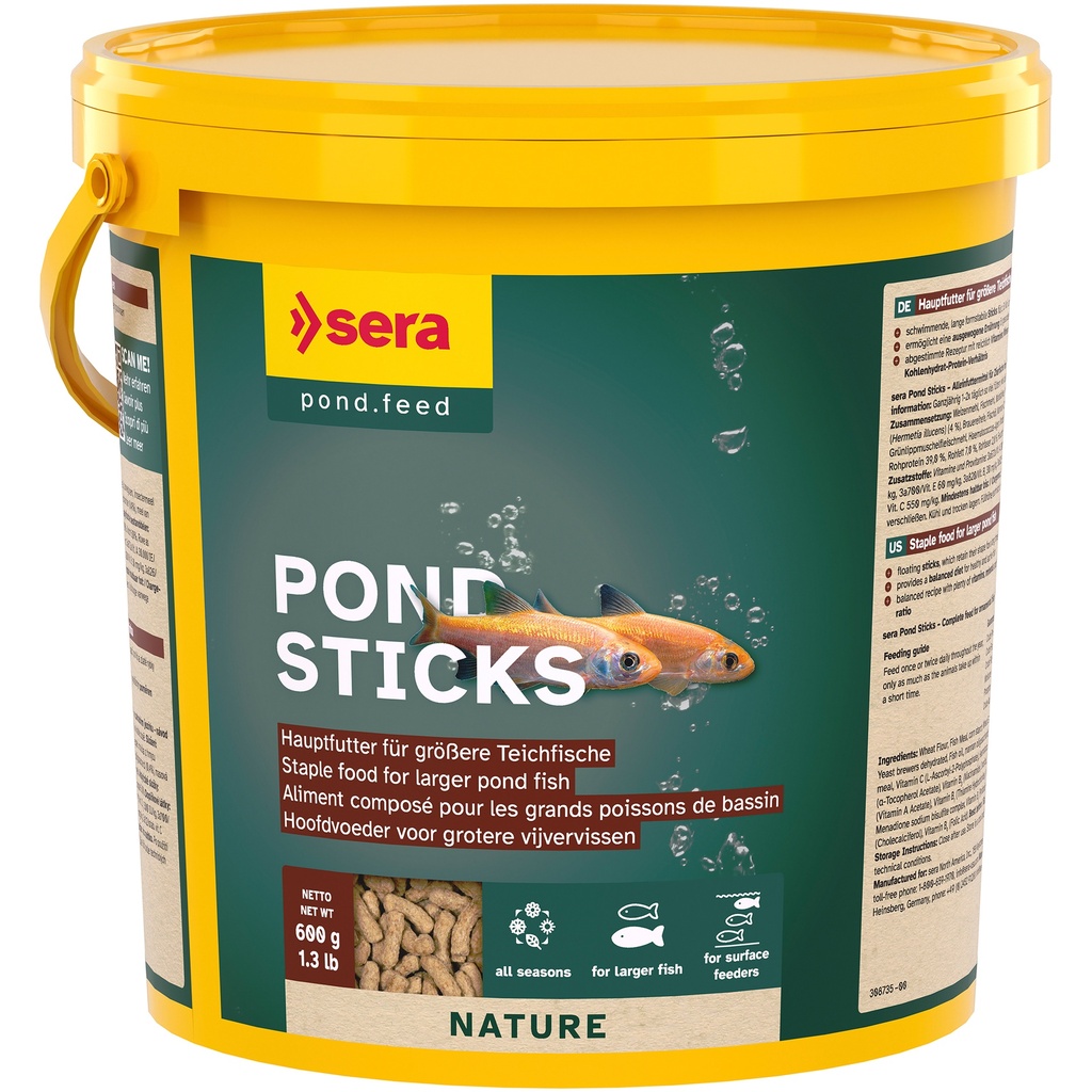 sera Pond Sticks 3,8L (600g)