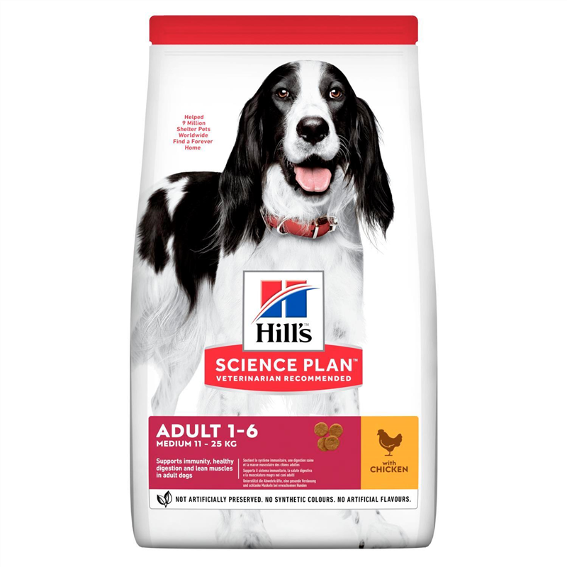 [HILL_604275] Hill's Science Plan - Adult Medium with Chicken 12kg