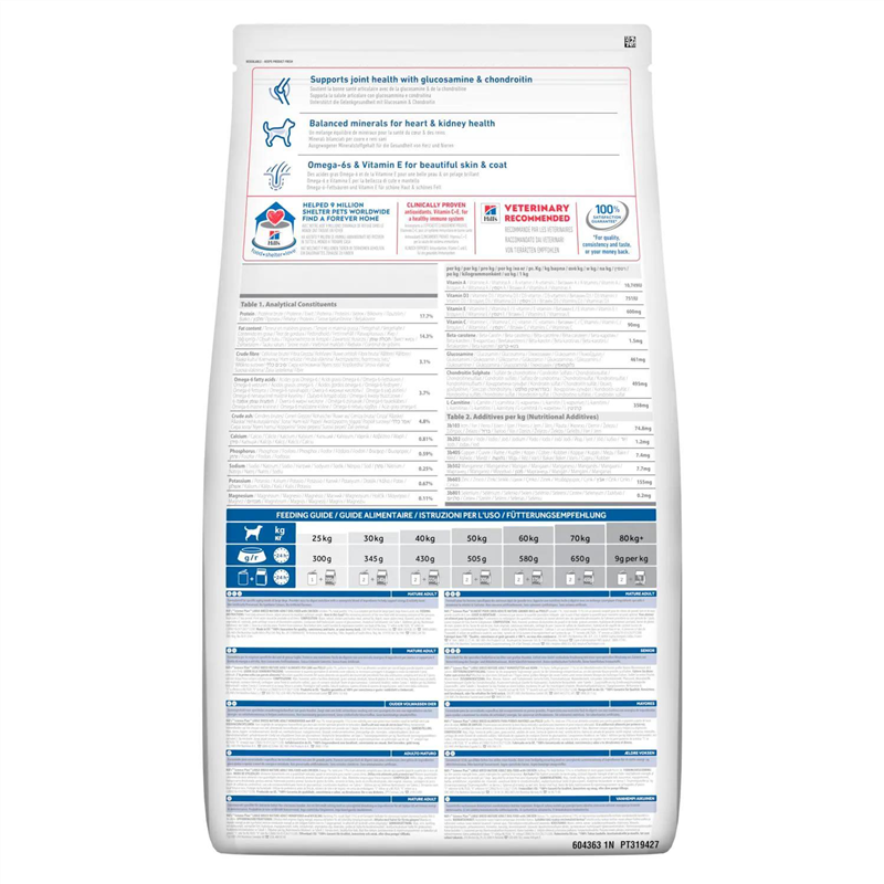 [HILL_604314] Hill's Science Plan - Mature Adult 6+ Large with Chicken 18kg