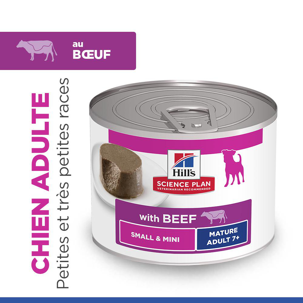 [HILL_608332] Hill's Science Plan - Mature Adult Small&Mini Mousse with Beef 200g