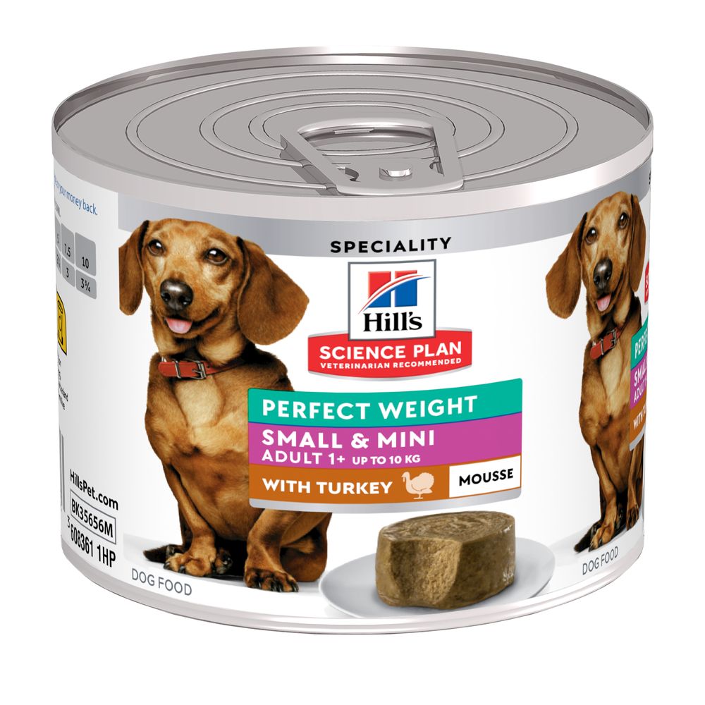 Hill's Science Plan - Adult Perfect Weight Small&Mini Mousse with Turkey 200g