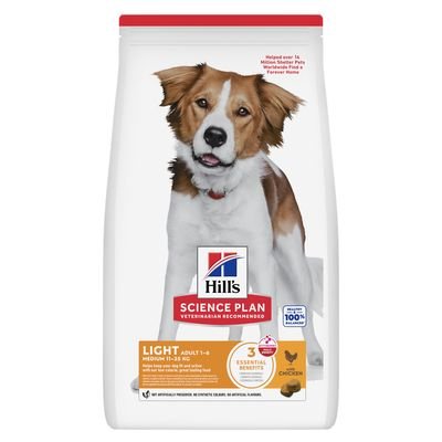 Hill's Science Plan - Adult Light Medium with Chicken 2,5kg