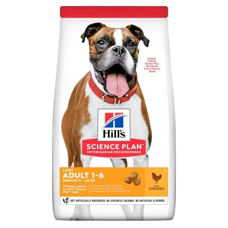 Hill's Science Plan - Adult Light Medium with Chicken 12kg