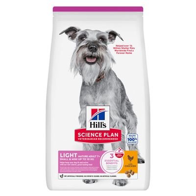Hill's Science Plan - Mature Adult 7+ Light Small&Mini with Chicken 2,5kg