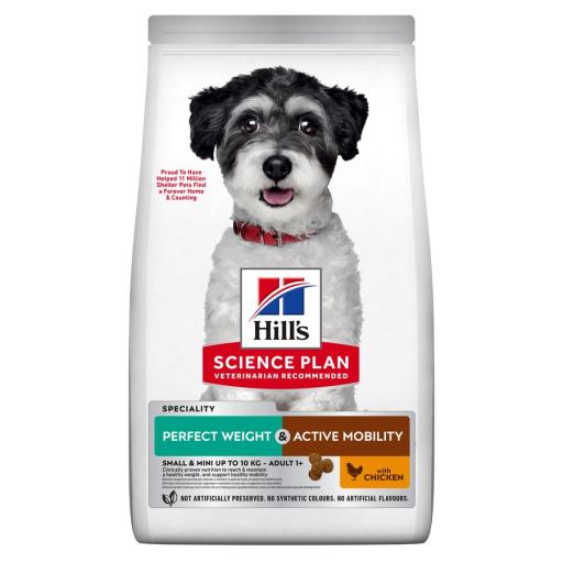 Hill's Science Plan - Adult Perfect Weight & Active Mobility Small&Mini with Chicken 1,5kg