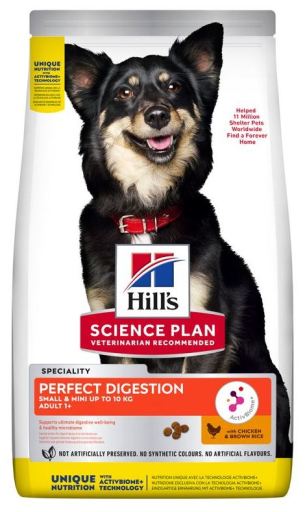 Hill's Science Plan - Adult Perfect Digestion Small&Mini with Chicken&Brown Rice 1,5kg