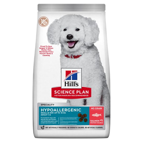 Hill's Science Plan - Adult Hypoallergenic Small&Mini with Salmon 1,5kg