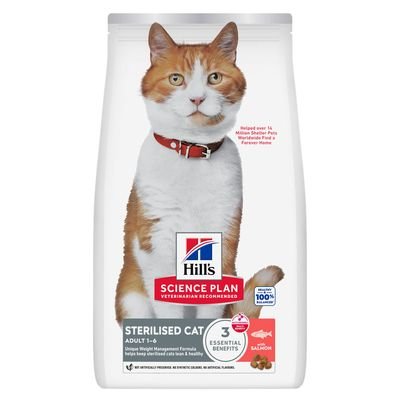 Hill's Science Plan - Adult Sterilised Cat with Salmon 7kg