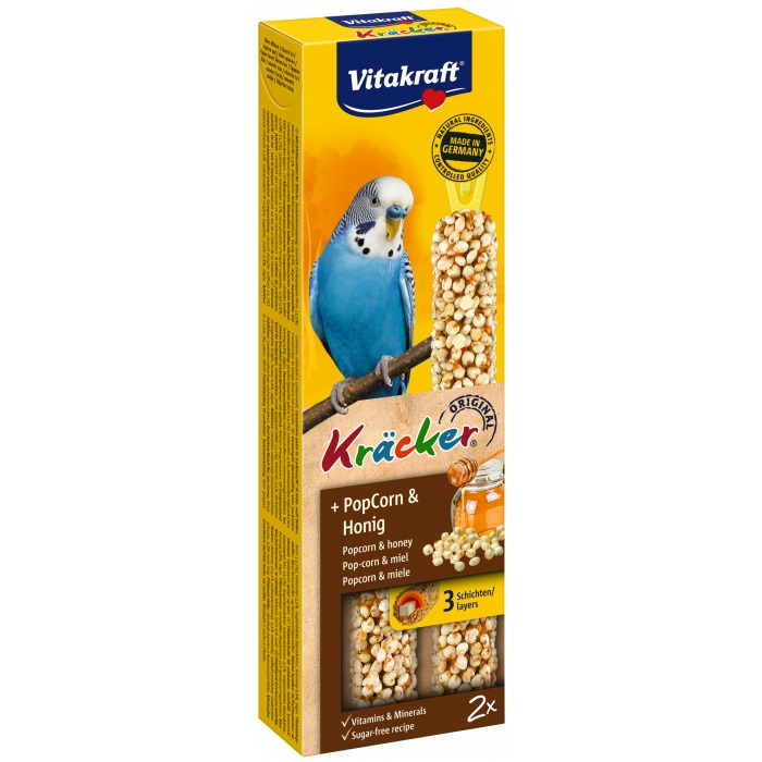 Kräcker perruches popcorn/miel