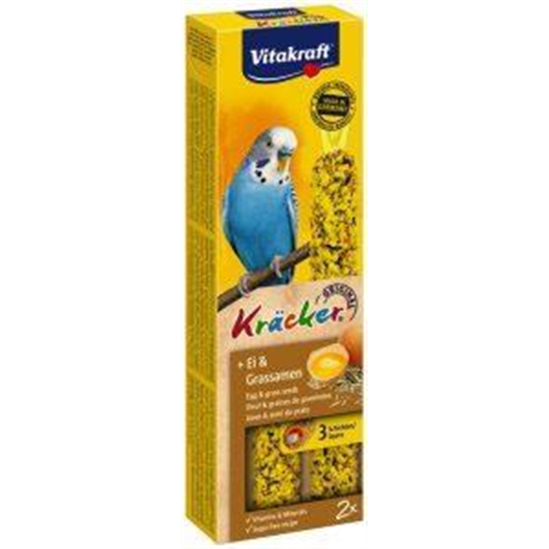 [VIKR_21263] Kräcker perruches œuf/graines de graminées