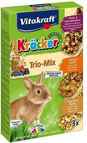 Kräcker lapins Trio Mix fruits des bois-miel/épeautre-popcorn/miel