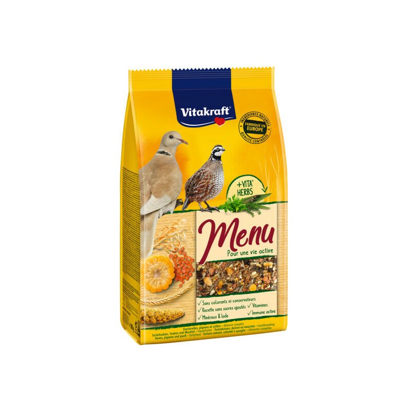 [VIKR_25356] Menu tourterelles/cailles 900g 