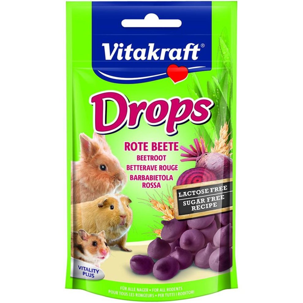 [VIKR_26619] Drops rongeurs betterave rouge sans latose 75g