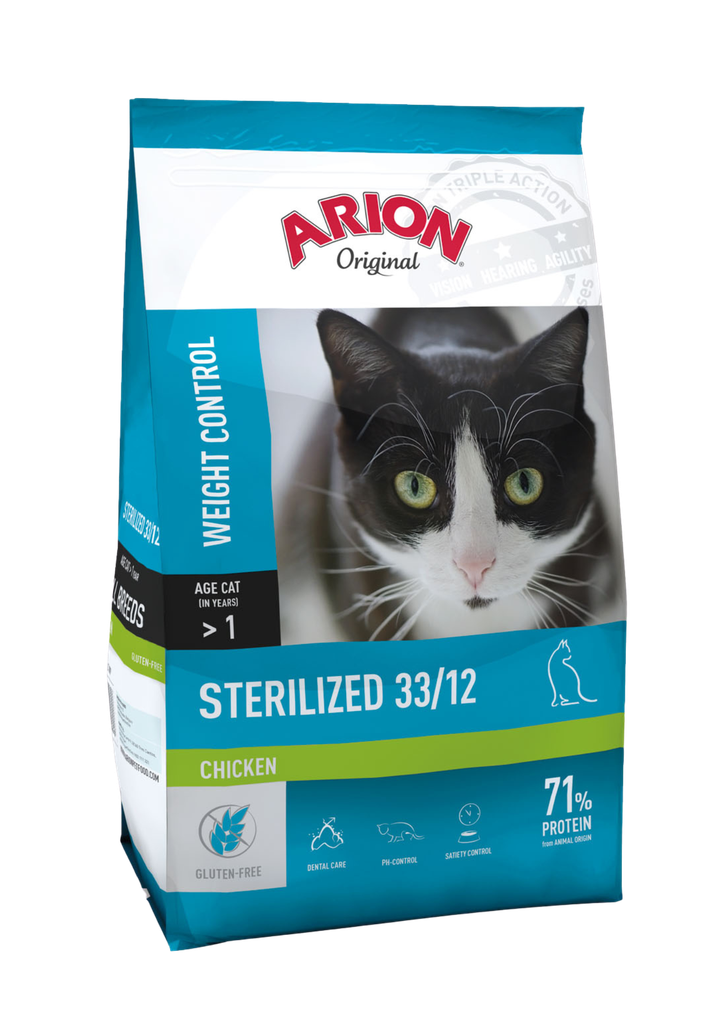 [ARIO_5865] ARION ORIGINAL CAT STERILIZED CHICKEN - 7.5 Kg