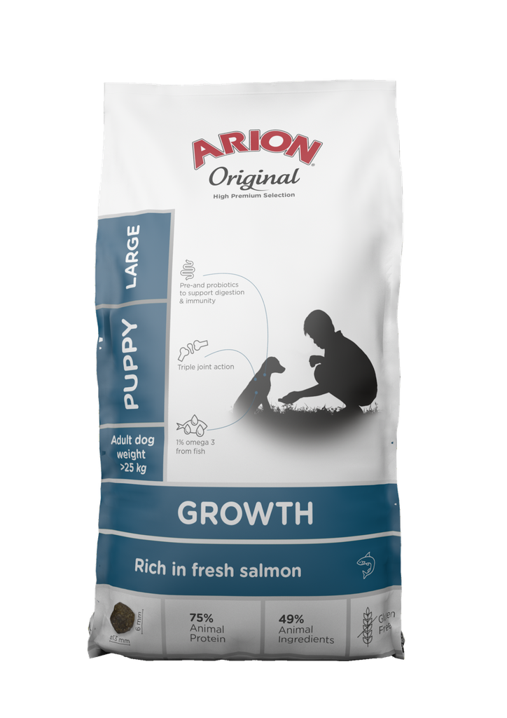 ARION ORIGINAL GROWTH FISH MEDIUM  - 12 Kg
