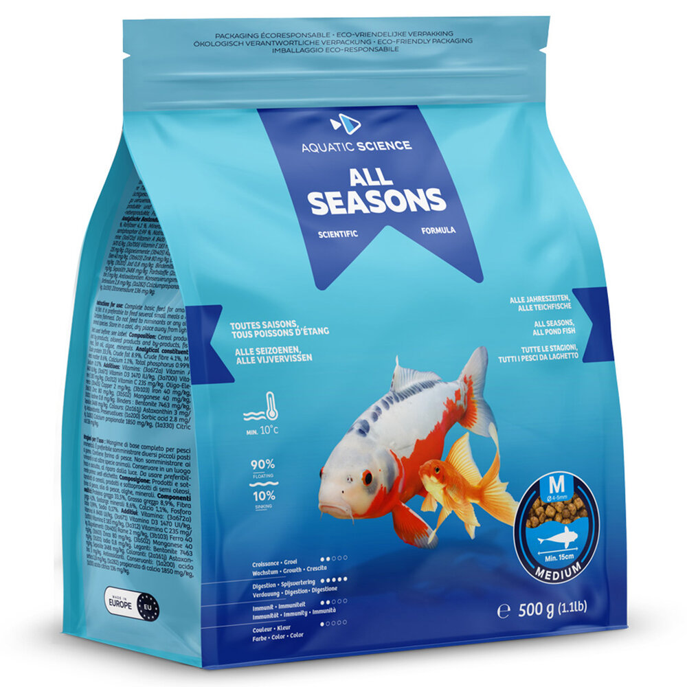 Aquatic Science All Seasons MEDIUM 5Kg