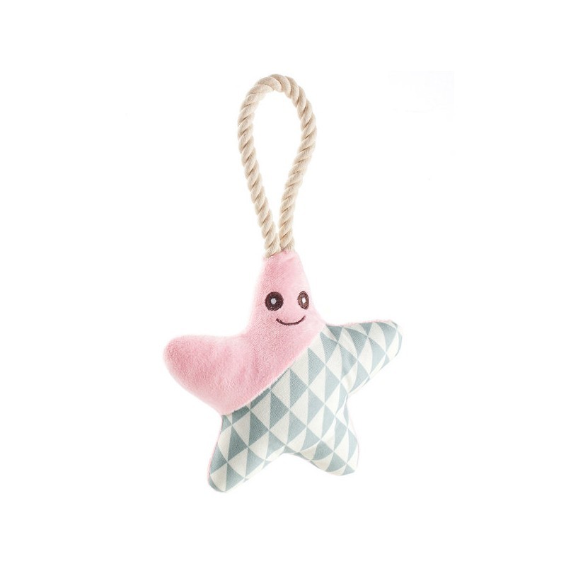 [BEDO_13-67461] Toy Dog Salima Star 17 cm - Polyester lightpink